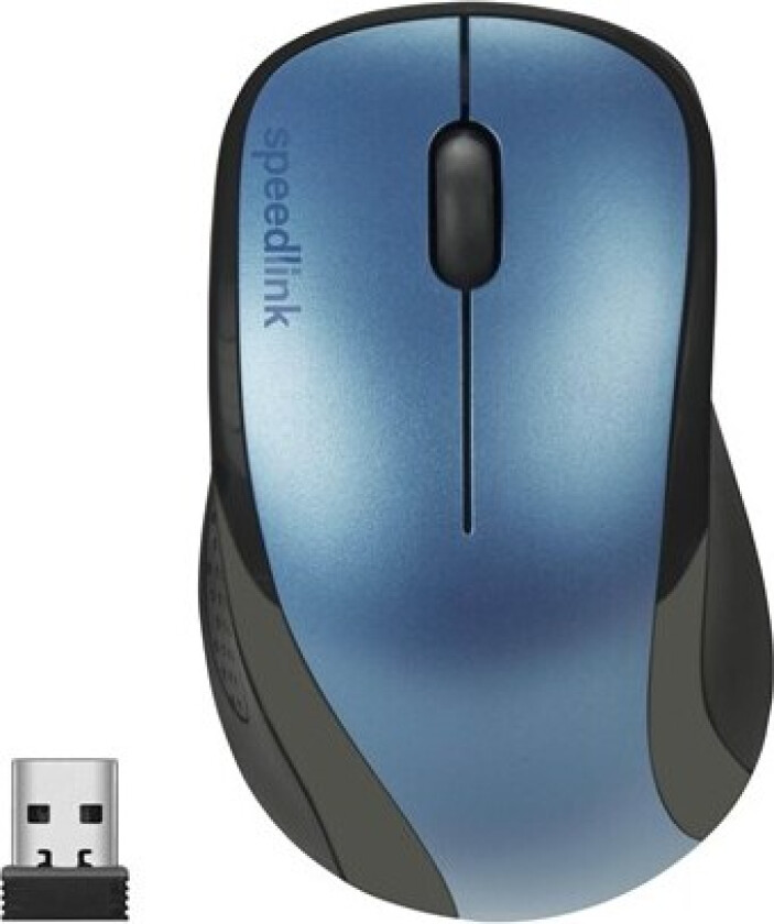 SPEEDLINK KAPPA Mouse - Mus - Optisk - 3 knapper - Blå
