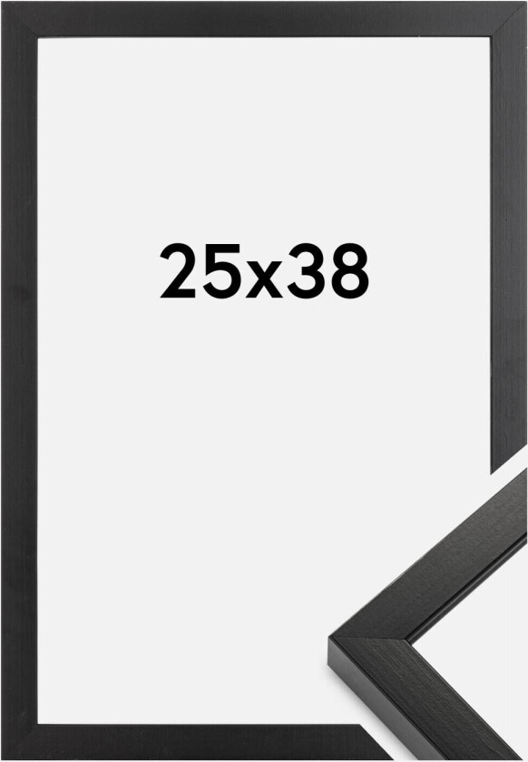 Ramme Amanda Box Svart 25x38 Cm