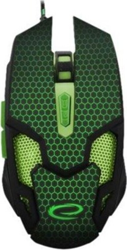 MX207 COBRA - mouse - USB - green - Mus - Optisk - 6 - Grønn
