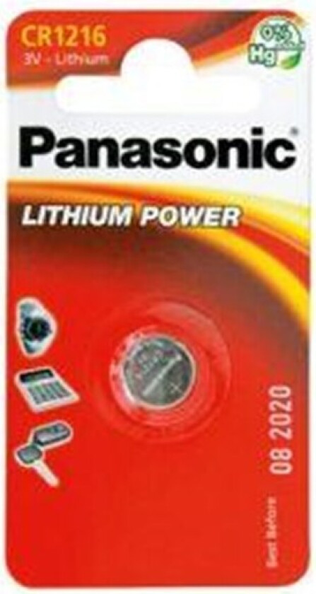 CR1216L/1BP - battery x CR1216 Li