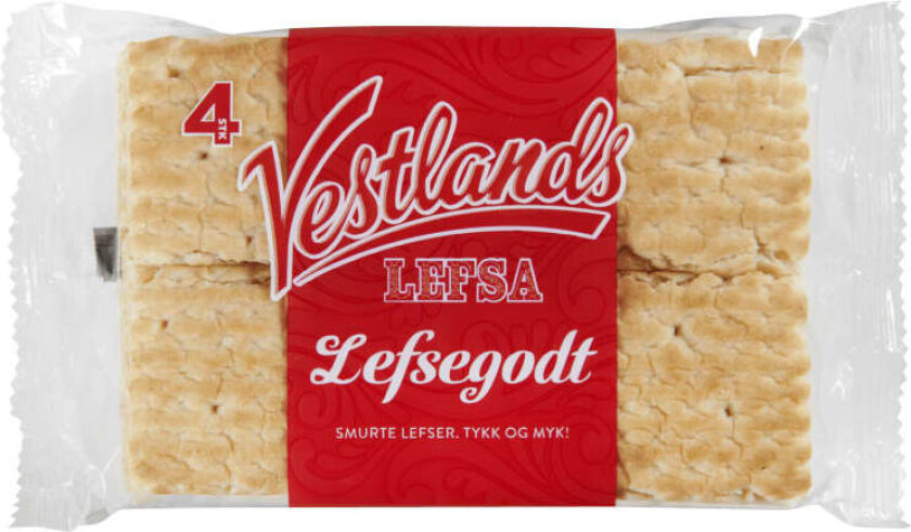 Vestlandslefsa m/Smørkrem 4pk 230g