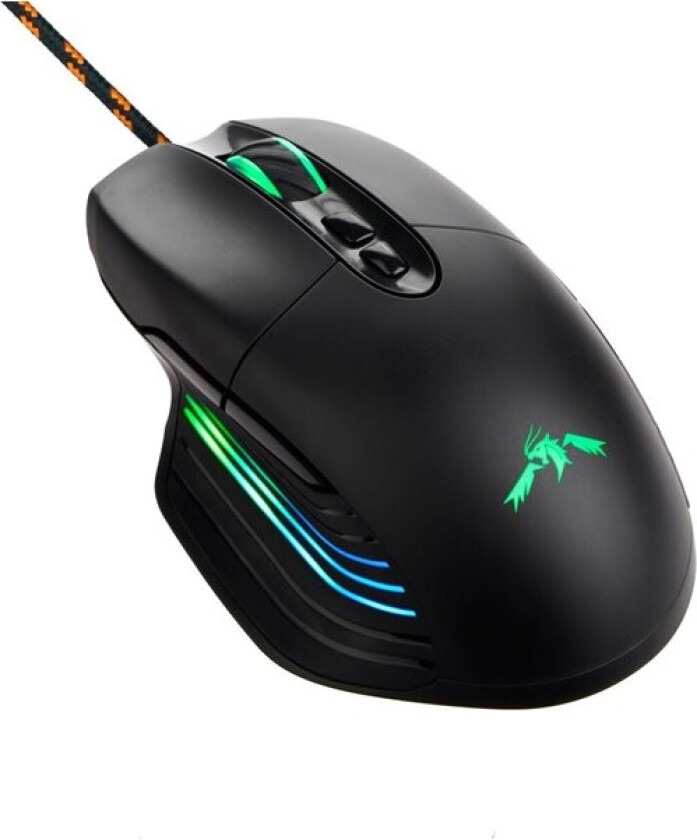 Senshi RGB - Gaming mus - Optisk - 7 - Svart