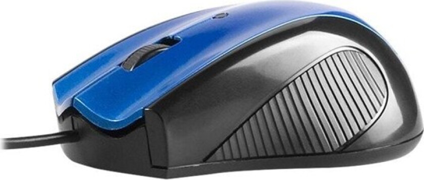 Dazzer - mouse - USB - blue - Mus - Optisk - 3 knapper - Blå