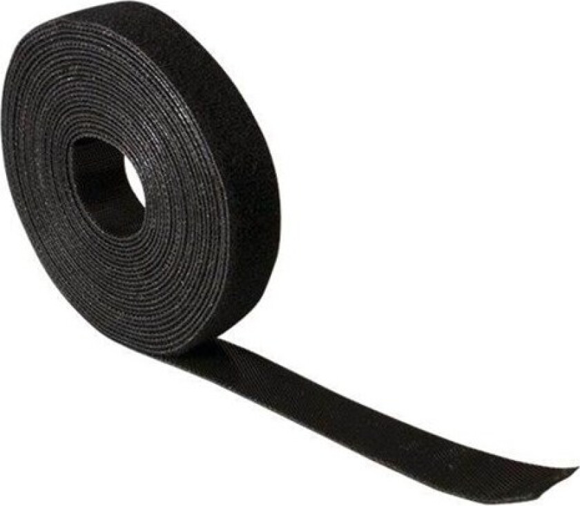 Bilde av - Cable Strap Velcro Tape 10m Black