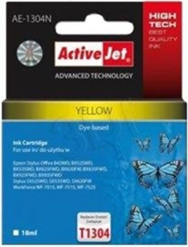 AE-1304N Supreme version - Blekkpatron Yellow