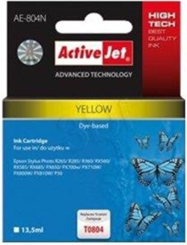 AE-804N Supreme - Blekkpatron Yellow
