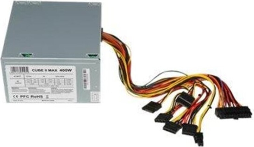 CUBE II Strømforsyning (PSU) - 400 Watt - 120 mm - 80 Plus