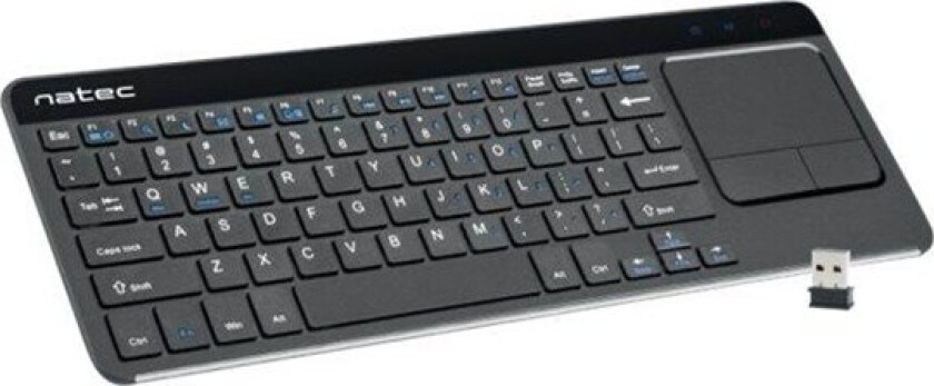 TURBOT - keyboard - with touchpad - Tastatur - Grå