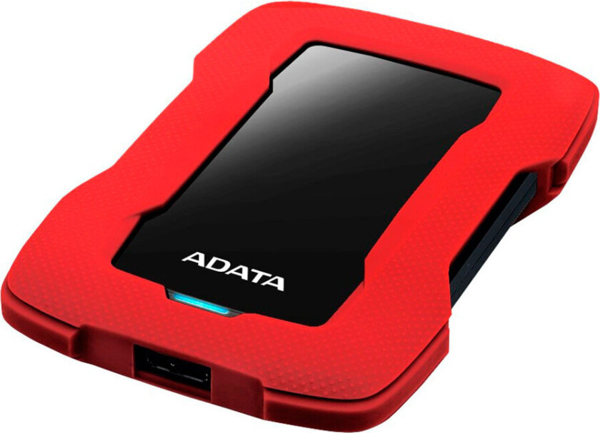 ADATA HD330 - Ekstern Harddisk - 1TB - Rød