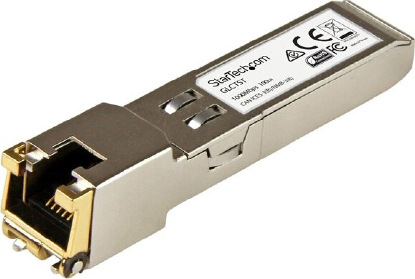 Cisco GLC-T Compatible SFP Module - 1000BASE-T - SFP to RJ45 Cat6/Cat5e - 1GE Gigabit Ethernet SFP - RJ-45 100m - Cisco Firepower ASR920 IE2000