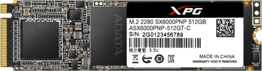 XPG SX6000 Pro SSD - 1TB - PCIe 3.0 - M.2 2280