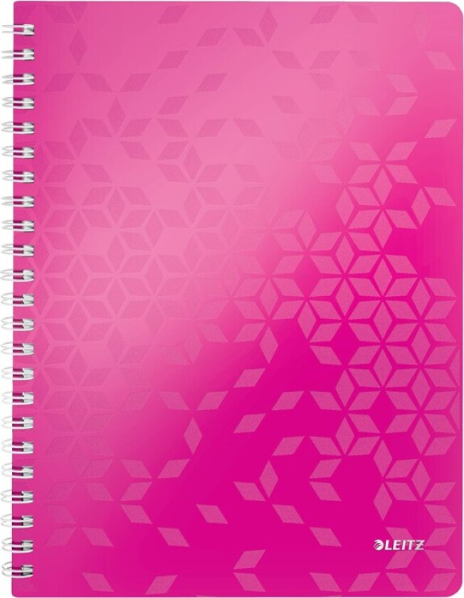 Notatbok WOW PP A4 Linjer 80 ark