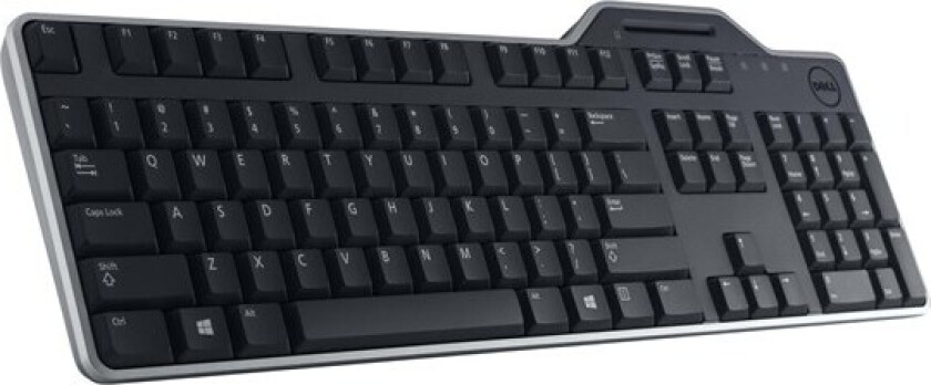 KB813 Smartcard - keyboard - US / European (QWERTY) - Tastatur - Engelsk - Svart