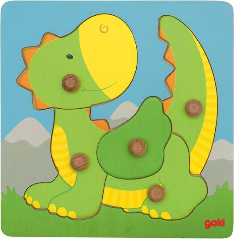 Wooden Bubble Puzzle Dragon 5 Tre