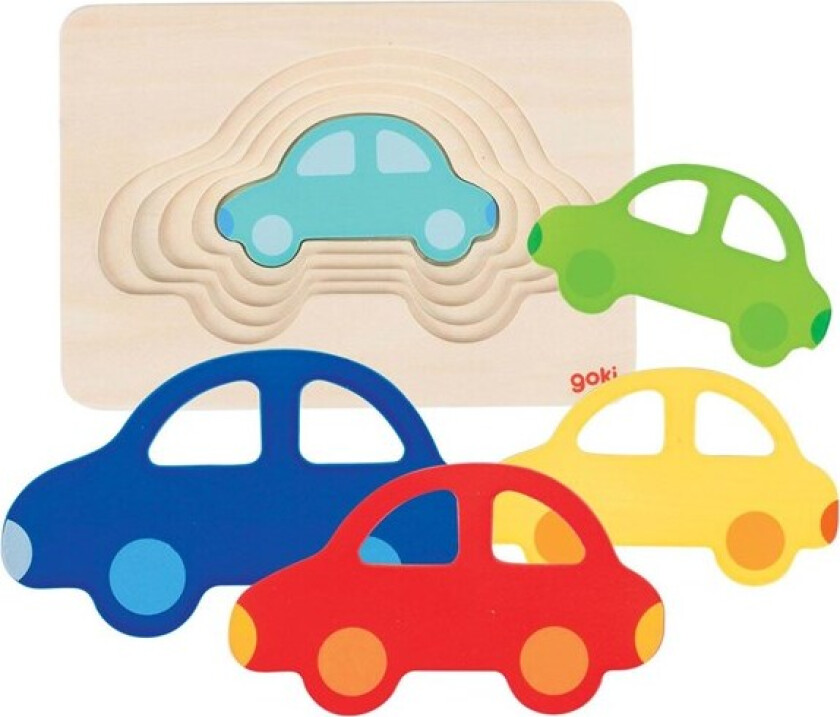 Car puzzle layers 5 layers