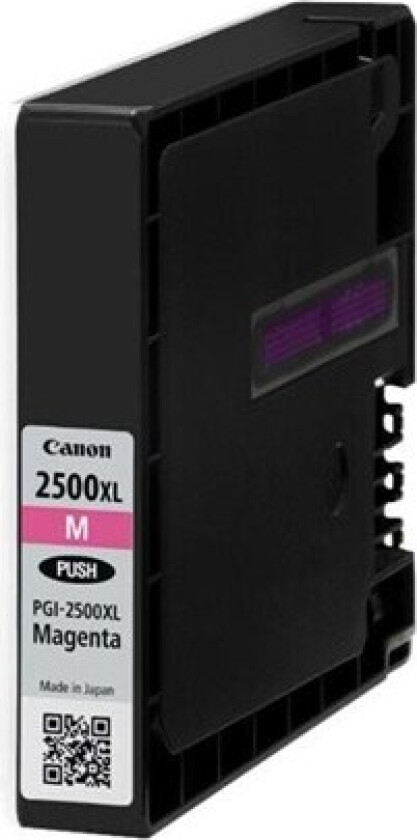 PGI-2500XL Magenta - Blekkpatron Rød