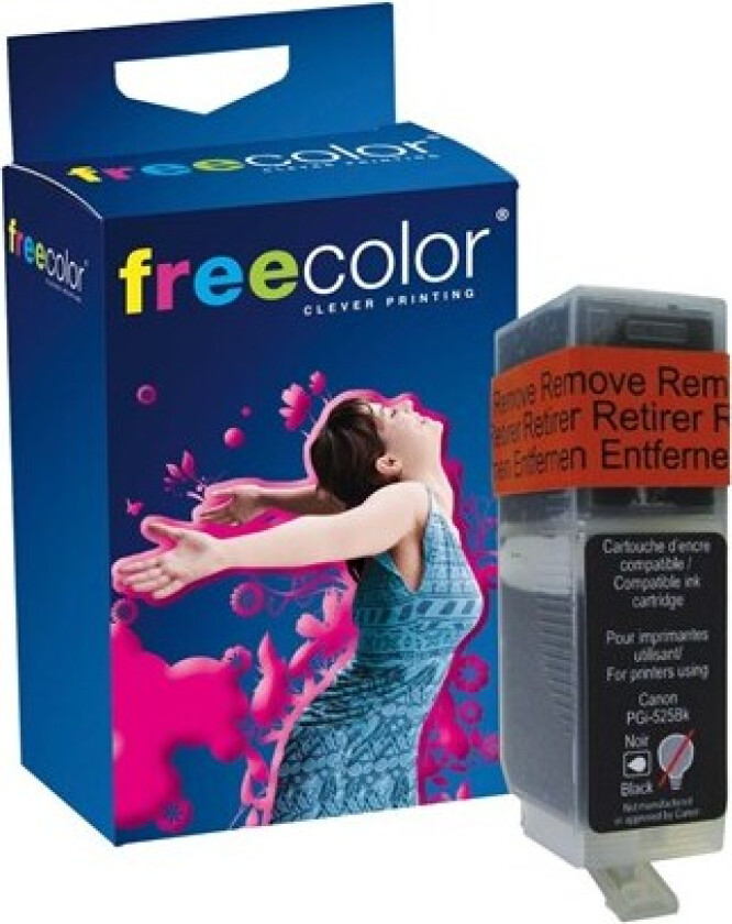 FREECOLOR - Blekkpatron Svart
