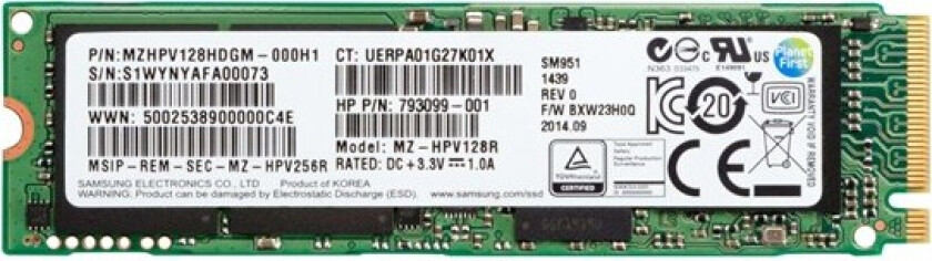 128 GB TLC 2280 M.2 SSDrive