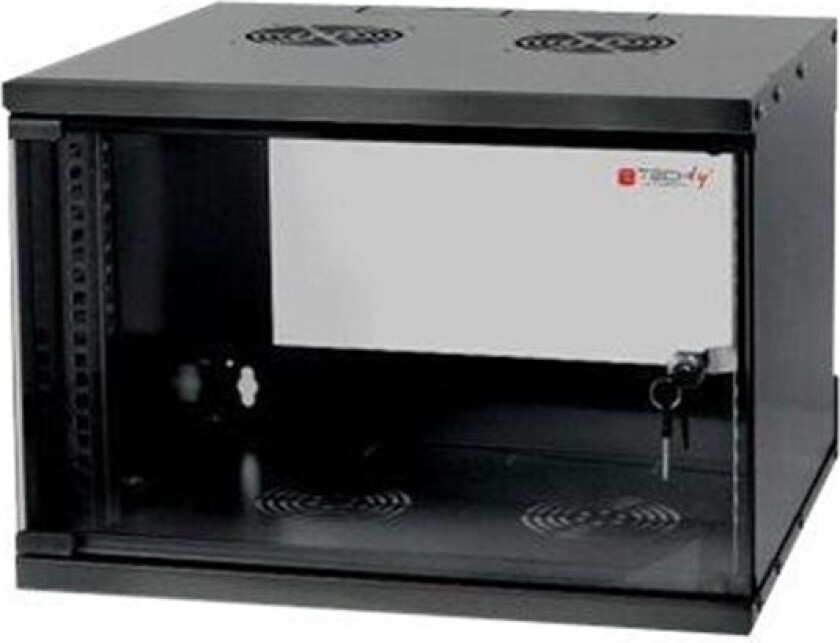 I-CASE EL-1006B32 Wall Rack Cabinet 19" 6U D320 Black Assembled