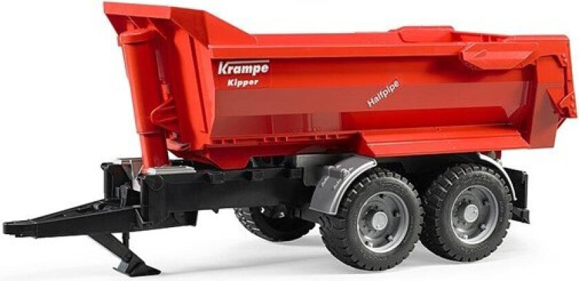 Krampe Tandem-Halfpipe tipping trailer