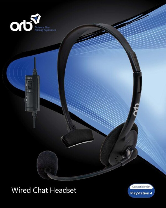 PS4 Wired Chat Headset - Headset - Sony PlayStation 4