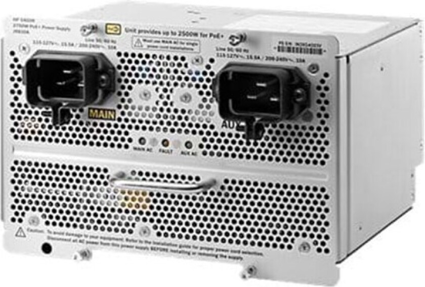 Aruba Strømforsyning (PSU) - 2750 Watt - 80 Plus