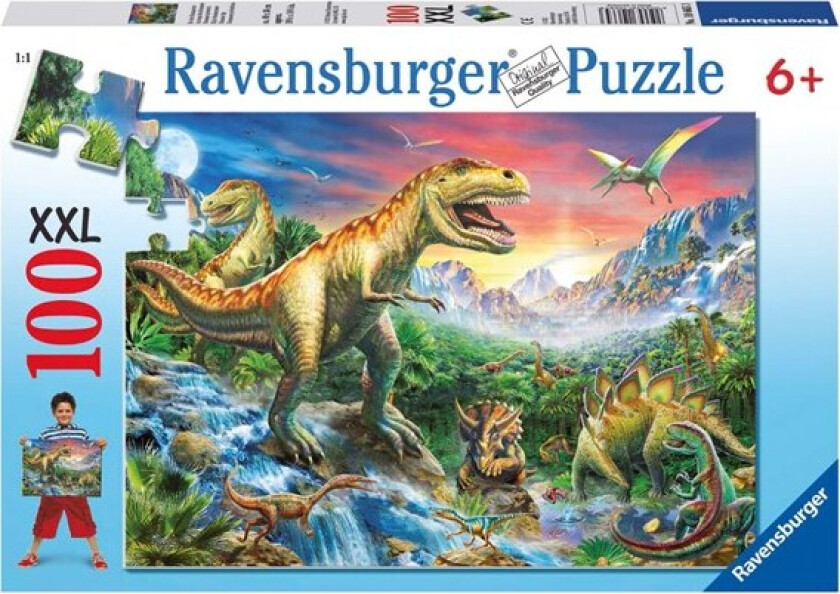 At the dinosaurs 100pcs. XXL