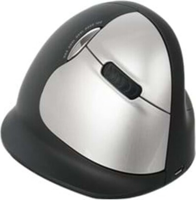 R-Go HE Mouse Vertical Mouse Wireless Right - Ergonomisk mus - 5 - Sølv