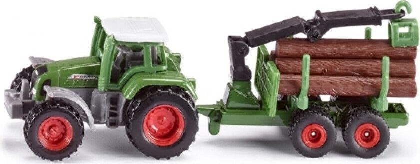 Tractor With forestry trailer 1645 1: 72