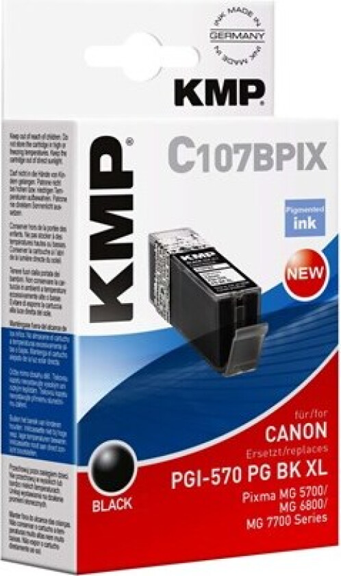 C107BPIX - High Yield - Black Ink - Blekkpatron Svart