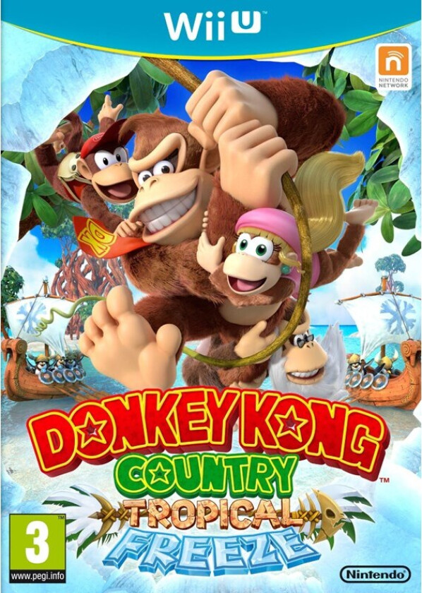 Donkey Kong Country: Tropical Freeze - Nintendo Wii U - Action