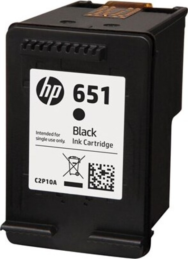 651 / C2P10AE - Black ink - Blekkpatron Svart