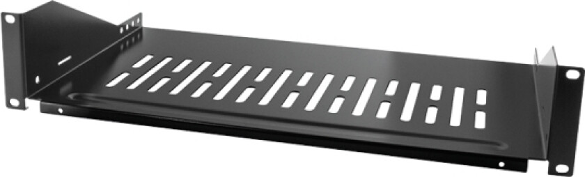 SF2C45B 19" 40 CM 2U Rack Shelf Black