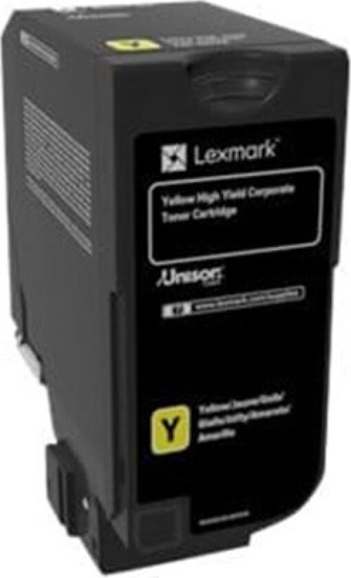 - Laser toner Yellow