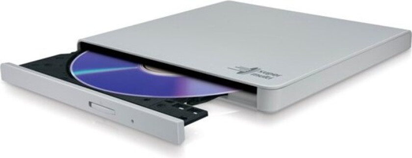 Bilde av GP57EW40 Slim Portable DVD-Writer - DVD-RW (Brenner) - USB 2.0 - Hvit