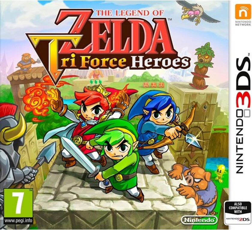 The Legend of Zelda: Tri Force Heroes - Nintendo 3DS - Action