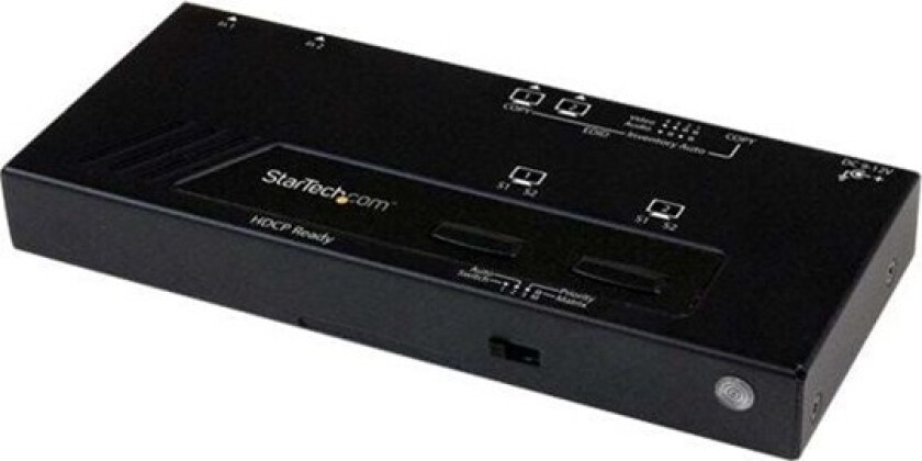 2X2 HDMI Matrix Switch w/ Automatic and Priority Switching