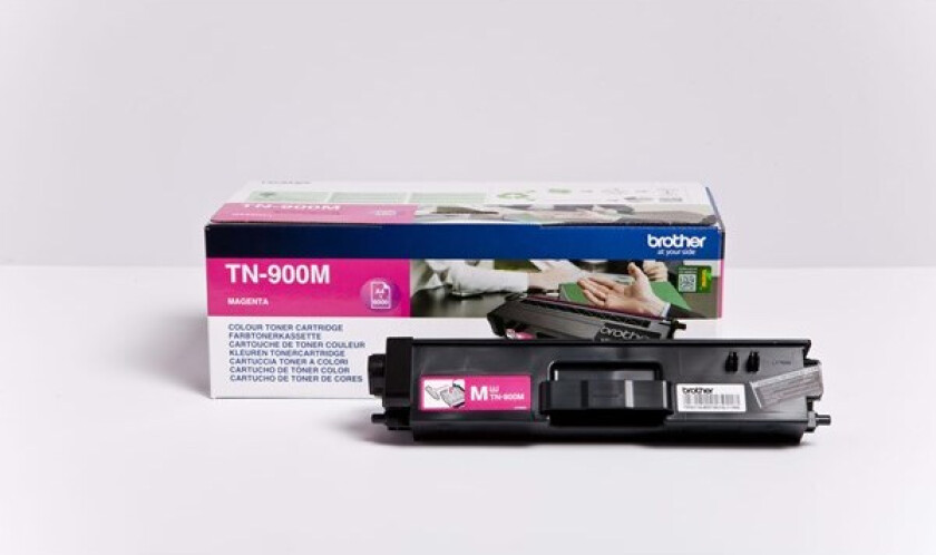 TN900M x2 - Laser Toner - Laser toner Rød