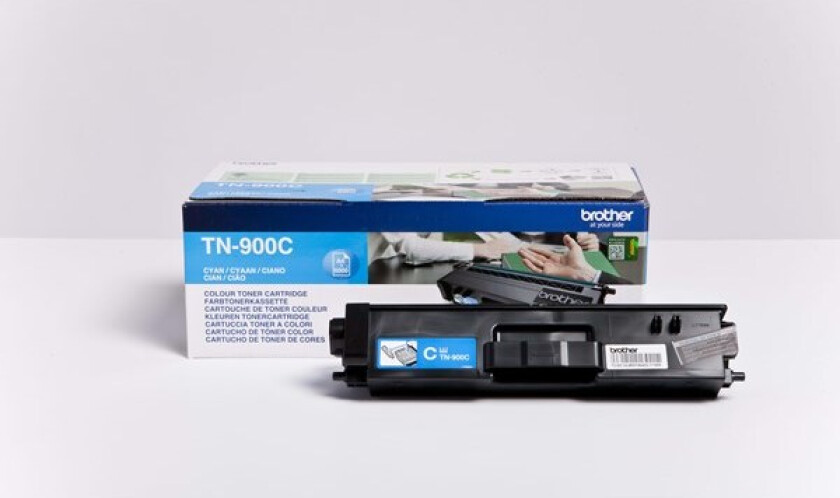 TN900C x2 - Laser Toner - Laser toner Blå