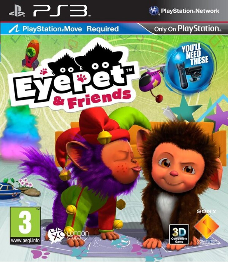 EyePet & Friends - Sony PlayStation 3 - Virtuelt kjæledyr