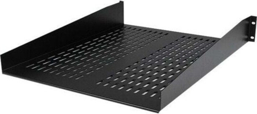 2U 22in Vented Rack Mount Shelf