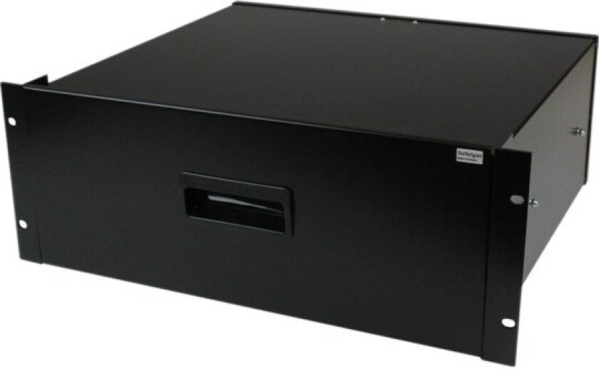 4UDRAWER 4U Black Steel Storage Draw