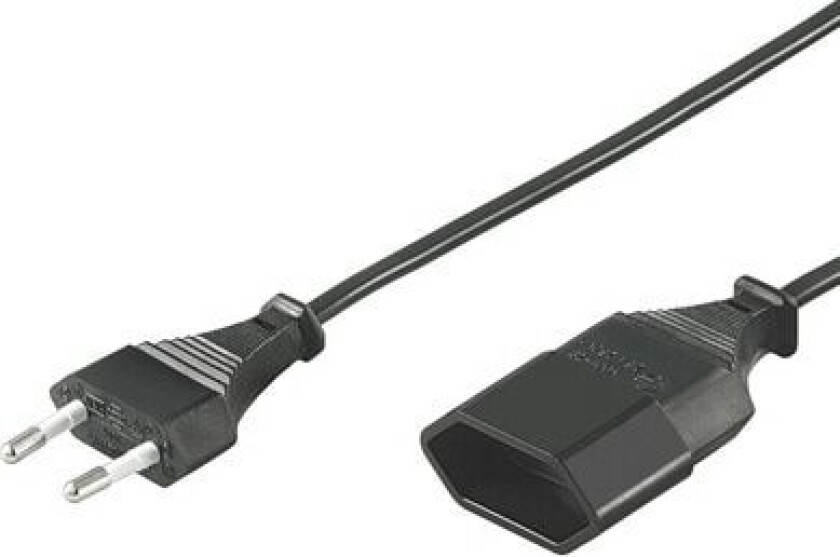 2-pin forlengelseskabel 2m