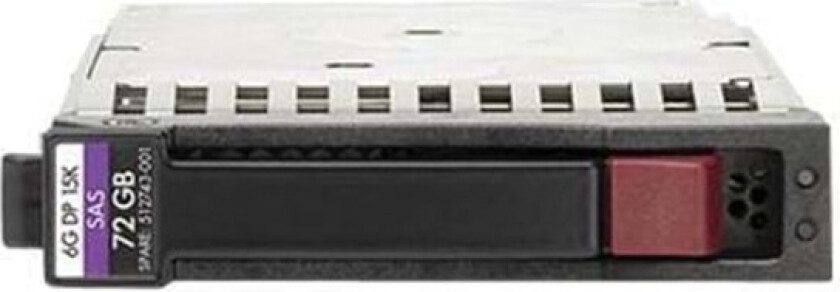 15.000 RPM SAS - 72GB - Harddisk - 512545-B21 - SAS2 - 2.5"