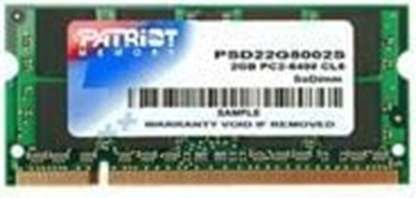 SL SO-DIMM DDR2-800 2GB - CAS 5