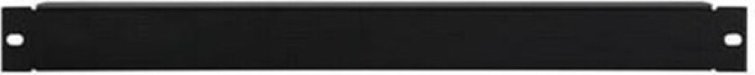 Dækpanel 1U 19" sort