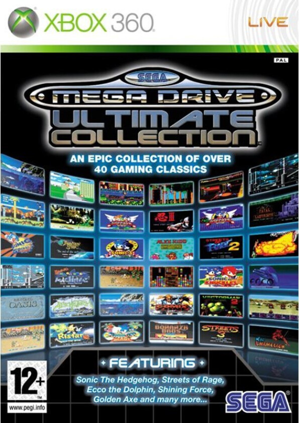 MegaDrive: Ultimate Collection - Microsoft Xbox 360 - Retro