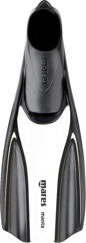 Manta diving fin FF, svømmeføtter senior White