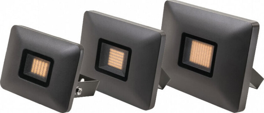 Flomlys Flom Midi LED 23W 3000K 2570 lumen, med sensor, grafitt