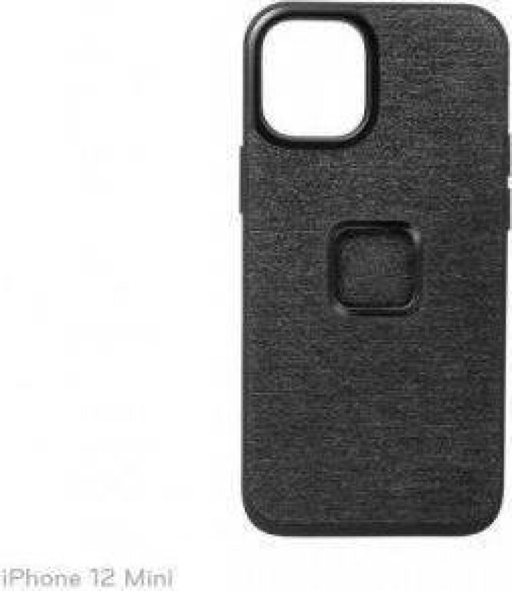 - Mobile Everyday Fabric Case iPhone - Charcoal 12 Mini - S
